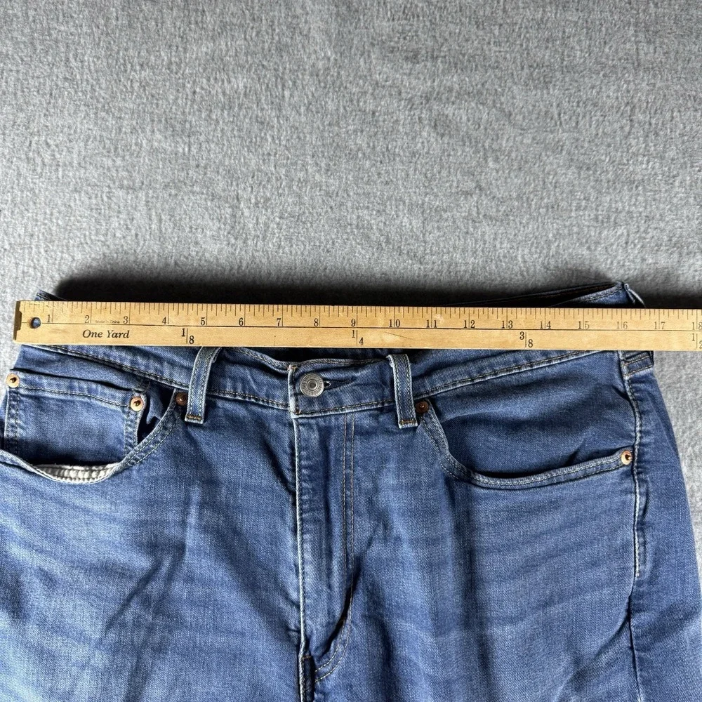 Levi's Denim Shorts Mens Size 34 Blue 505 Regular Fit Blue Wash Casual Cotton